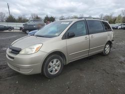 Salvage cars for sale from Copart Windsor, NJ: 2004 Toyota Sienna CE