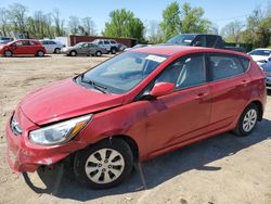 Salvage cars for sale at Baltimore, MD auction: 2015 Hyundai Accent GS