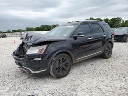 Salvage cars for sale from Copart New Braunfels, TX: 2019 Ford Explorer Limited
