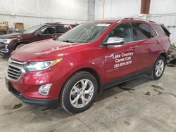 Salvage cars for sale from Copart Milwaukee, WI: 2018 Chevrolet Equinox Premier