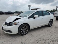 Salvage cars for sale from Copart Houston, TX: 2015 Honda Civic LX