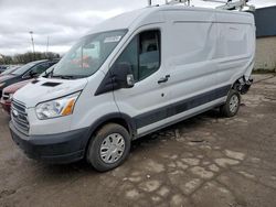 Salvage cars for sale from Copart Woodhaven, MI: 2019 Ford Transit T-250