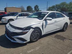 Salvage cars for sale at Moraine, OH auction: 2024 Hyundai Elantra SEL