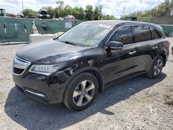 Salvage cars for sale at Riverview, FL auction: 2014 Acura MDX