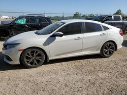 Salvage cars for sale at Houston, TX auction: 2019 Honda Civic Sport
