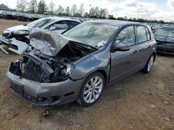 Salvage cars for sale from Copart Cahokia Heights, IL: 2013 Volkswagen Golf