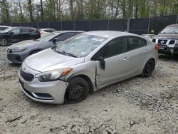 Salvage cars for sale from Copart Waldorf, MD: 2014 KIA Forte LX