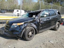 Ford Explorer salvage cars for sale: 2013 Ford Explorer Police Interceptor