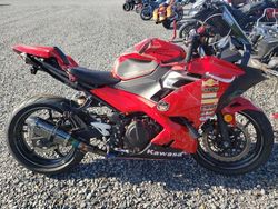 Salvage cars for sale from Copart Riverview, FL: 2021 Kawasaki EX400