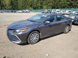 Salvage cars for sale from Copart Graham, WA: 2022 Toyota Camry LE