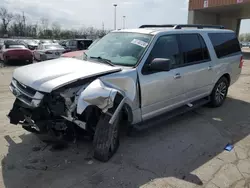 Salvage cars for sale at Fort Wayne, IN auction: 2015 Ford Expedition EL XLT