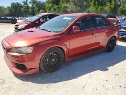 Salvage cars for sale from Copart Ocala, FL: 2008 Mitsubishi Lancer Evolution MR