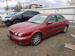 Salvage cars for sale at New Britain, CT auction: 2002 Jaguar X-TYPE 2.5
