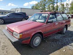 Salvage cars for sale at Arlington, WA auction: 1993 Subaru Loyale