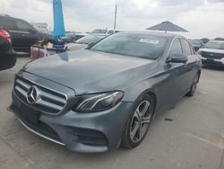 Salvage cars for sale at Grand Prairie, TX auction: 2018 Mercedes-Benz E 300