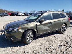 Salvage cars for sale at West Warren, MA auction: 2017 Subaru Outback 2.5I Limited