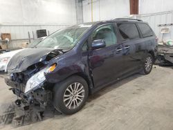 Salvage cars for sale from Copart Milwaukee, WI: 2018 Toyota Sienna XLE