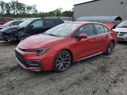 Salvage cars for sale from Copart Spartanburg, SC: 2021 Toyota Corolla SE