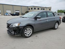 Salvage cars for sale at Wilmer, TX auction: 2016 Nissan Sentra S