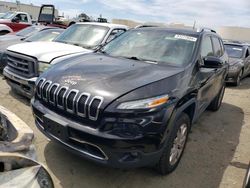 Salvage cars for sale from Copart Martinez, CA: 2017 Jeep Cherokee Limited