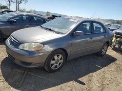 Salvage cars for sale from Copart San Martin, CA: 2004 Toyota Corolla CE