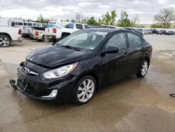 Salvage cars for sale at Bridgeton, MO auction: 2012 Hyundai Accent GLS