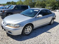 Salvage cars for sale at Houston, TX auction: 2001 Honda Accord EX