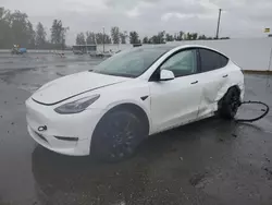 Salvage cars for sale at Portland, OR auction: 2022 Tesla Model Y