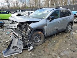Salvage cars for sale at Waldorf, MD auction: 2021 Toyota Rav4 LE
