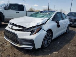 Salvage cars for sale at Columbus, OH auction: 2021 Toyota Corolla SE