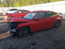 Salvage cars for sale at Harleyville, SC auction: 2022 Honda Civic Touring