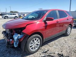 Salvage cars for sale at Franklin, WI auction: 2022 Chevrolet Equinox LT