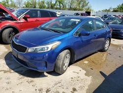 Salvage cars for sale at Bridgeton, MO auction: 2018 KIA Forte LX