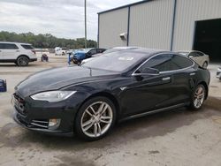 Salvage cars for sale at Apopka, FL auction: 2014 Tesla Model S