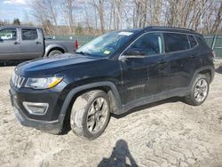 Salvage cars for sale from Copart Candia, NH: 2017 Jeep Compass Limited