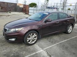 Salvage cars for sale from Copart Wilmington, CA: 2012 KIA Optima EX