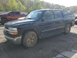 Salvage cars for sale at Hurricane, WV auction: 2001 Chevrolet Suburban C1500