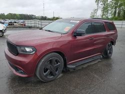 Salvage cars for sale at Dunn, NC auction: 2018 Dodge Durango GT