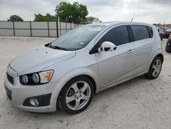 Salvage cars for sale from Copart Haslet, TX: 2013 Chevrolet Sonic LTZ