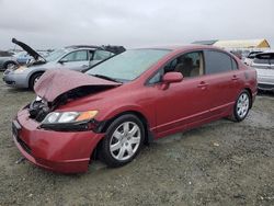 Honda salvage cars for sale: 2007 Honda Civic LX