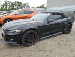 Vehiculos salvage en venta de Copart Spartanburg, SC: 2017 Ford Mustang