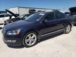 Salvage cars for sale from Copart Haslet, TX: 2014 Volkswagen Passat SEL
