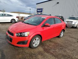 Salvage cars for sale at Mcfarland, WI auction: 2015 Chevrolet Sonic LT