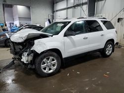 Salvage cars for sale at Ham Lake, MN auction: 2016 GMC Acadia SLE