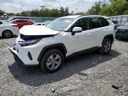 Salvage cars for sale at Riverview, FL auction: 2024 Toyota Rav4 XLE