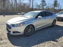 Salvage cars for sale at Candia, NH auction: 2013 Ford Fusion Titanium