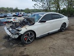 Salvage cars for sale at Baltimore, MD auction: 2018 Honda Accord Sport