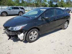 Chevrolet salvage cars for sale: 2016 Chevrolet Cruze LS