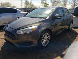Salvage cars for sale from Copart Elgin, IL: 2015 Ford Focus SE