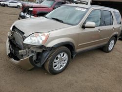 Salvage cars for sale from Copart New Britain, CT: 2006 Honda CR-V SE